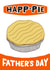 Happ-Pie Father's Day card created by Rebecca McConnachie