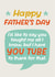 Father's Day You Tube Teacher created by Poppy Lane