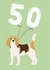 50th Birthday Beagle Card created by Betsy Benn