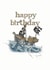 Children's Happy Birthday pirate ship card created by Helen Leslie Illustrator