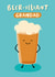 Funny Beer Pun Fathers Day Card / Birthday Card - Grandad - Beer - Beer-illiant Grandad created by Macie Dot Doodles