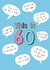 This Is 60 - For Him 60th Birthday Card created by @Laura Lonsdale Designs