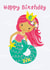6th Birthday Mermaid Card created by Helen Thompson