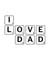 Scrabble Father's Day Card created by Highgrove Cards