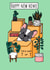 Cute French Bulldog New Home Card - House Plants - Happy New Home created by Natalie Tuck