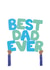 Best Dad Ever card created by Liv Groves Illustration