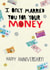 Anniversary money marriage design created by Pencilface
