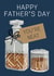 Traditional Fathers Day Card - Dad - Whiskey - Happy Father's Day You're Neat created by Making Meadows Ltd
