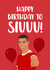 Funny Ronaldo Birthday Card created by The Cake Thief