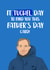 Funny Chelsea Football Father's Day Card created by The Cake Thief