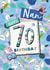 Floral Nan 70th birthday card created by Rebecca Prinn