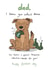 Funny Dog Poo Fathers Day Card - Dad - Dog - Here's A Special Keepsake Collection Made For You created by The Secret Sausage 