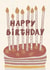 Happy Birthday Candles Cake Greeting Card created by Teng Phei Yin