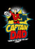 Superhero Captain Dad created by NerdShizzle