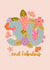 30 and Fabulous! Pretty thirtieth birthday card created by The Pattern Press
