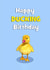 Happy DUCKING birthday created by Stephanie Scala