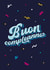 Italian Happy Birthday type card Buon compleanno type card created by Pens & Pixels