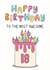 Cute 18th Birthday Card - For God-Daughter - Cake created by Schnauzer Scribbles