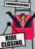 This ride is closing as you’re getting married! - Funny wedding card created by Quinton cards