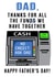 Father's Day cashpoint card created by Emma Proctor