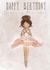 Dancing Princess Ballerina Birthday Card created by Happy Little Me Co.