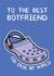 Anniversary Card - Funny Card For Boyfriend - You Croc My World created by The Broad Lane Print