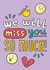 We Will Miss you So Much! Leaving/New Job Card created by Josie Gledhill