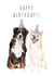 Happy Birthday Dog Party Card created by GiFlynn Design