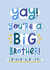 Big Brother congratulations card created by Joanne Hawker