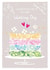 Floral Wedding Cake Card created by SABIVO Design by Sabina