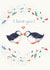 I Love You Puffin Pair card created by Carina Roberts
