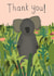 Thank You Koala Greeting Card created by Passtheguava