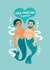 Mermen Love - Gay Engagement / Marriage created by Victoria Barron