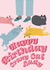 Happy Birthday Crazy Cat Lady created by Sarah Marie Olivia