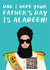 The Dictator Father's Day card created by David Rudd