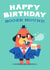 Happy birthday booze hound created by Chris Wharton