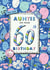Floral Auntie 60th birthday card created by Rebecca Prinn