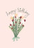 Floral Happy Birthday Card 1000 created by CardsbyAliceUK