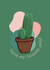 Cactus pun card created by Bethany Ward