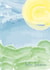 Hello, Sunshine Watercolour Card created by size3art