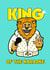 King Of The Karaoke Greetings Card created by Cheeky Boar