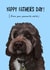 Funny Fathers Day Card - Dad - Dog - Yappy Father's Day From Your Favourite Child created by Millie Rae Studio