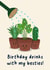 Birthday drinks with my plants created by Spekle Studio