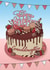 Granddaughter Chocolate Cake Birthday Card created by Evie Garnett Designs