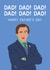 Funny Alan Partridge Father’s “Dan” day Card created by Chloe Dixon