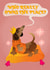 Who owns the place Dachshund card created by Hannah Hibbert