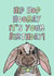 Punny bunny, birthday card, happy birthday, cute birthday, for her, bunny lover created by By Emma Dearling