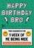 Funny Voucher Brother Birthday Card created by AbiGoLucky