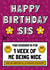 Funny Voucher Sister Birthday Card created by AbiGoLucky
