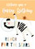 Space Zebra Happy Birthday Card created by Danielle Parisi